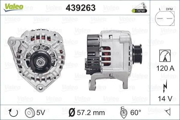 ALTERNATÖR VALEO 439263