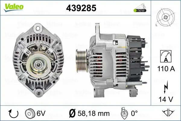 ALTERNATÖR VALEO 439285