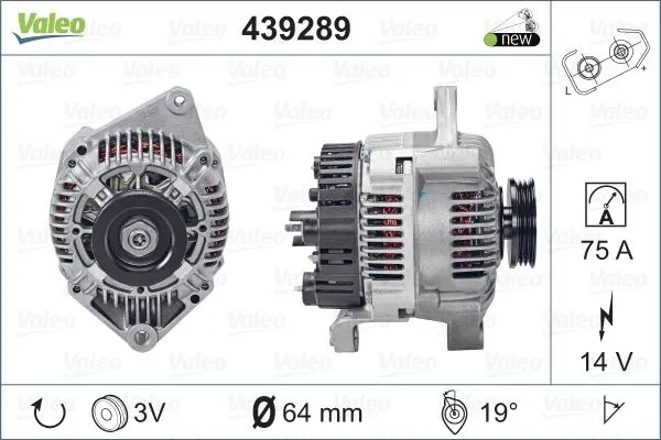 ALTERNATÖR VALEO 439289