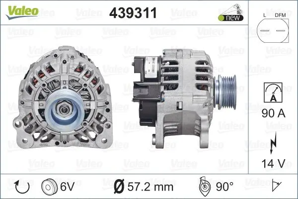 ALTERNATÖR VALEO 439311