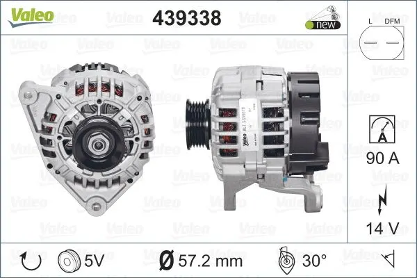 ALTERNATÖR VALEO 439338