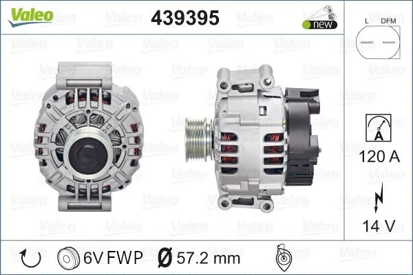 ALTERNATÖR VALEO 439395