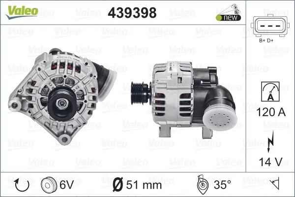ALTERNATÖR VALEO 439398