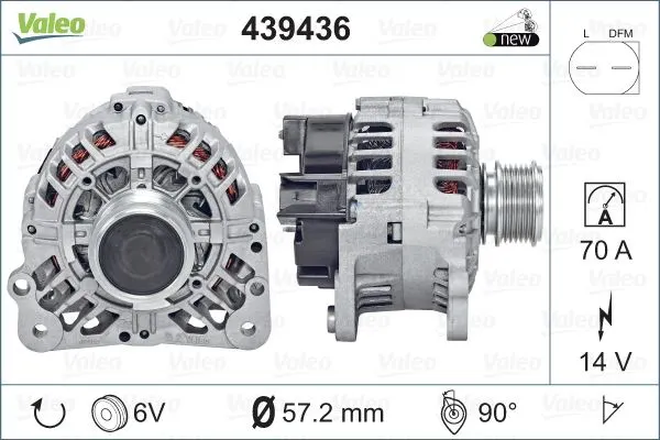 ALTERNATÖR VALEO 439436