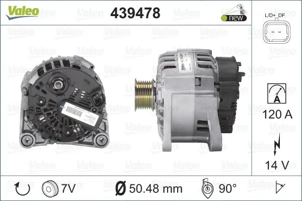 ALTERNATÖR VALEO 439478
