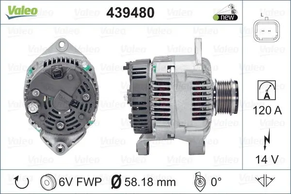 ALTERNATÖR VALEO 439480