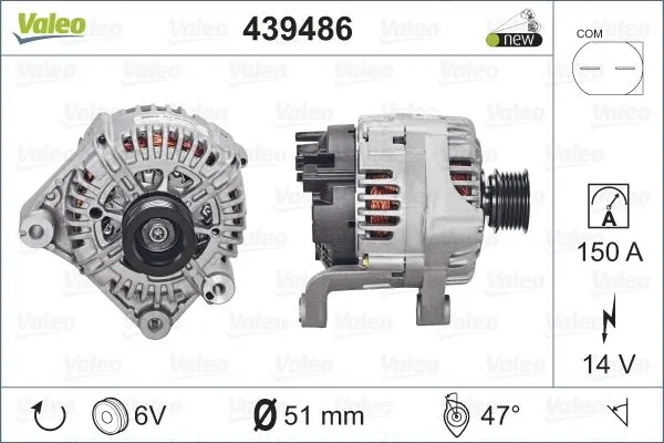 ALTERNATÖR VALEO 439486