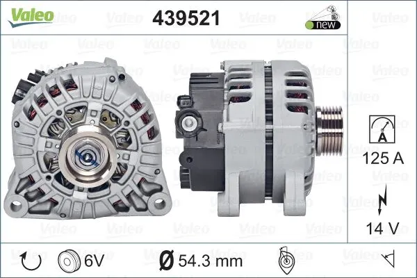 ALTERNATÖR VALEO 439521