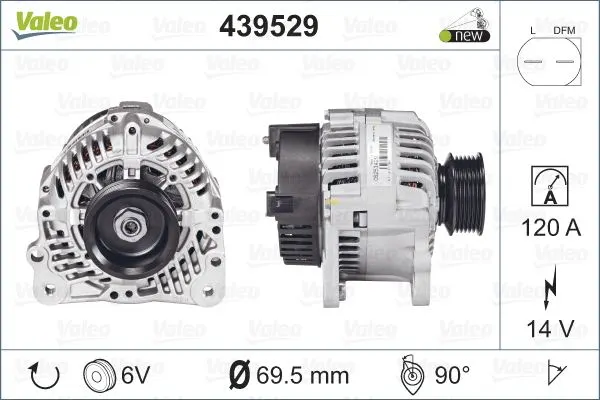 ALTERNATÖR VALEO 439529