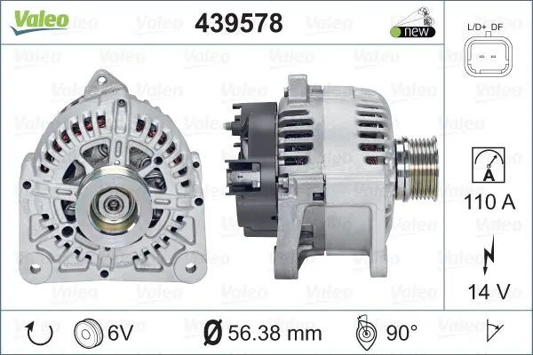 ALTERNATÖR VALEO 439578