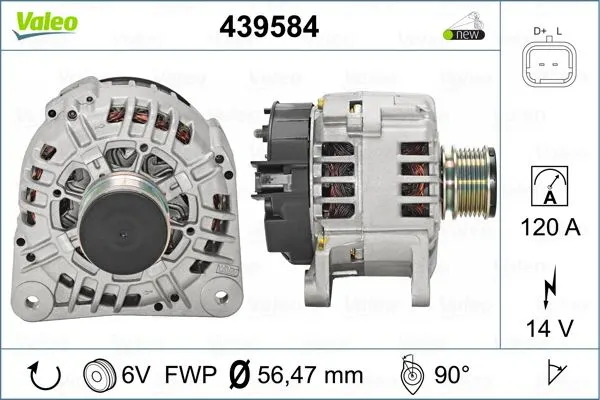 ALTERNATÖR VALEO 439584