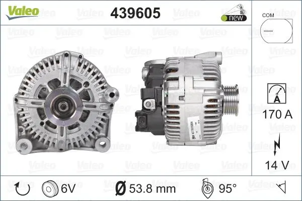 ALTERNATÖR VALEO 439605