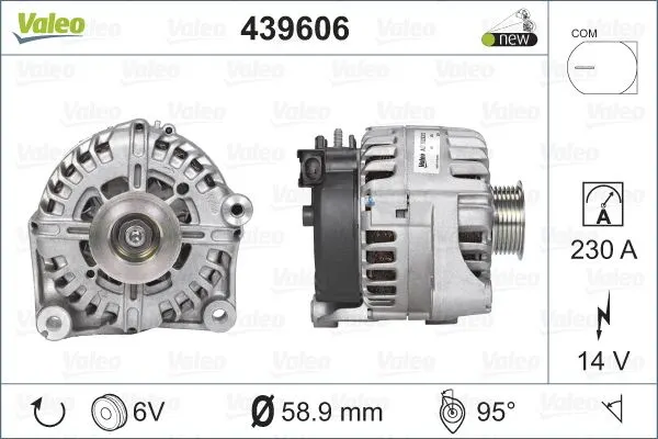 ALTERNATÖR VALEO 439606