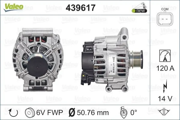 ALTERNATÖR VALEO 439617