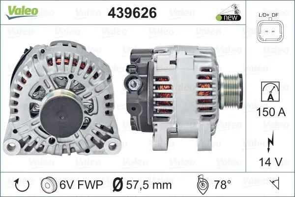 ALTERNATÖR VALEO 439626