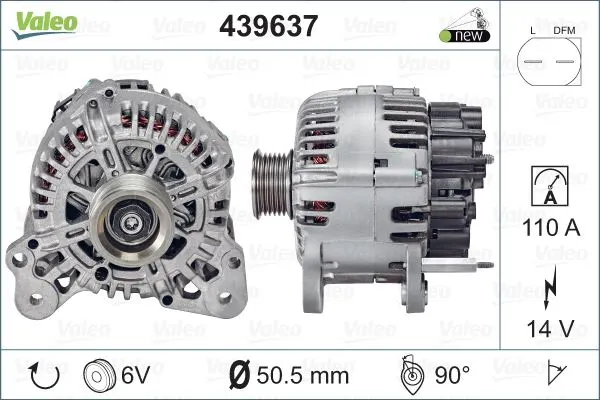 ALTERNATÖR VALEO 439637