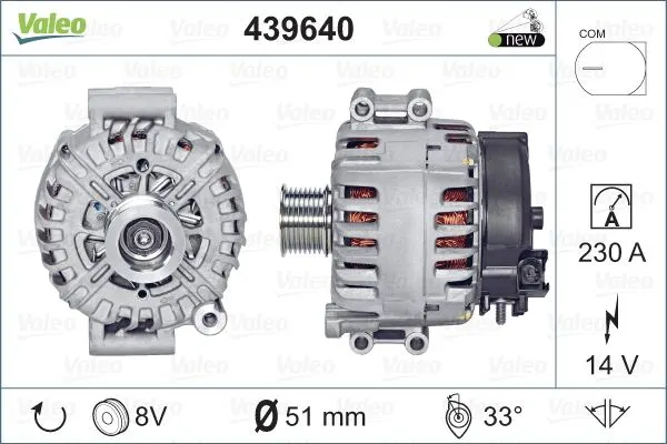 ALTERNATÖR VALEO 439640