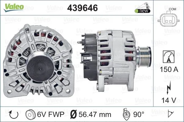 ALTERNATÖR VALEO 439646