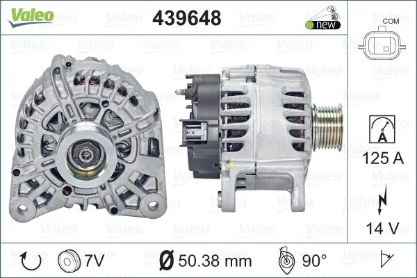 ALTERNATÖR VALEO 439648