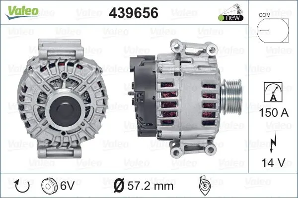 ALTERNATÖR VALEO 439656