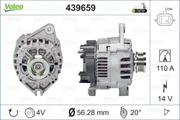 ALTERNATÖR VALEO 439659