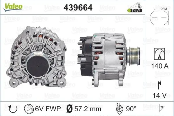 ALTERNATÖR VALEO 439664