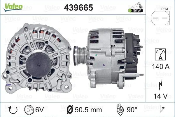 ALTERNATÖR VALEO 439665