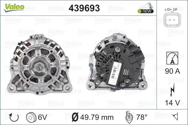 ALTERNATÖR VALEO 439693