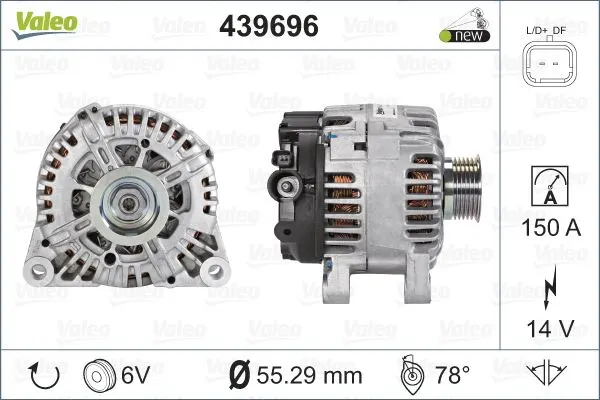 ALTERNATÖR VALEO 439696