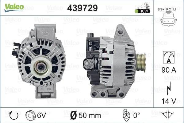 ALTERNATÖR VALEO 439729