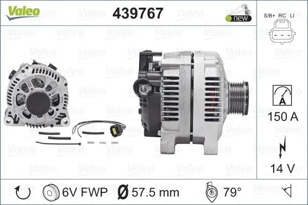 ALTERNATÖR VALEO 439767