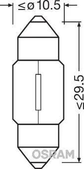 AMPUL OSRAM 6438