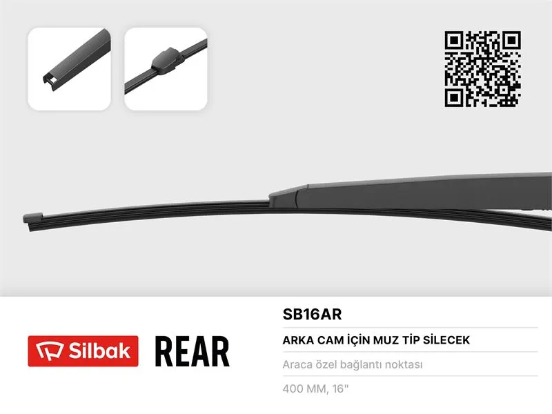 ARKA SİLECEK SÜPÜRGESİ SILBAK SB16AR