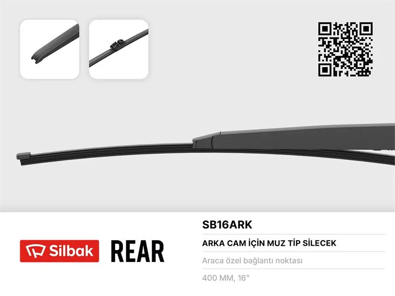 ARKA SİLECEK SÜPÜRGESİ SILBAK SB16ARK
