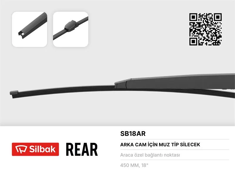 ARKA SİLECEK SÜPÜRGESİ SILBAK SB18AR