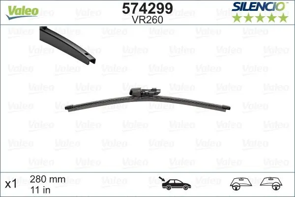 ARKA SİLECEK SÜPÜRGESİ VALEO 574299