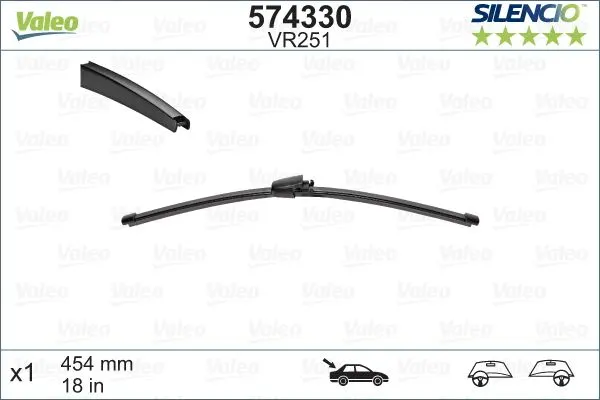 ARKA SİLECEK SÜPÜRGESİ VALEO 574330