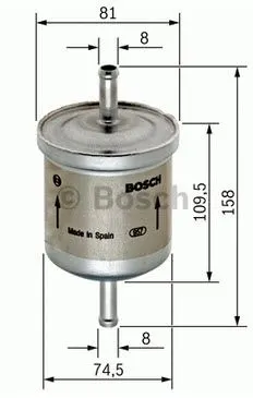 BENZİN FİLTRESİ BOSCH 0450905030