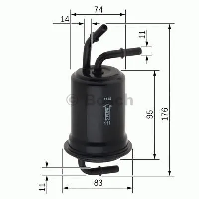 BENZİN FİLTRESİ BOSCH F026403012