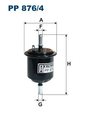 BENZİN FİLTRESİ FILTRON PP876/4