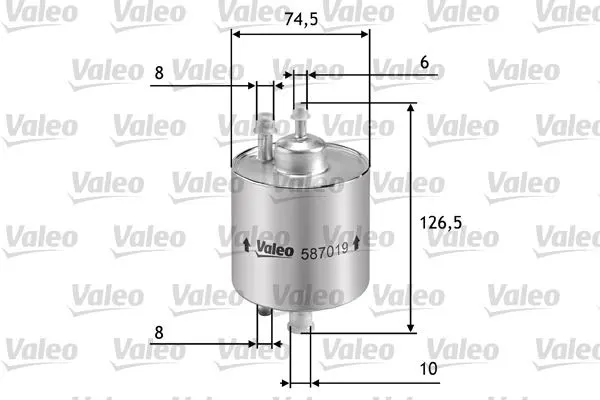 BENZİN FİLTRESİ VALEO 587019
