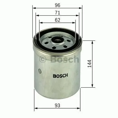 BOSCH - Ağır Vasıta YAKIT FİLTRESİ BOSCH 1457434407