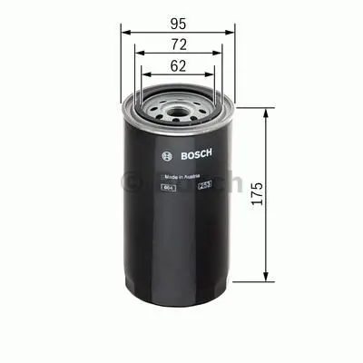 BOSCH - Ağır Vasıta YAKIT FİLTRESİ BOSCH F026402030