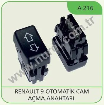 CAM DÜĞMESİ BUTONU VE PARÇALARI NUREL A 216