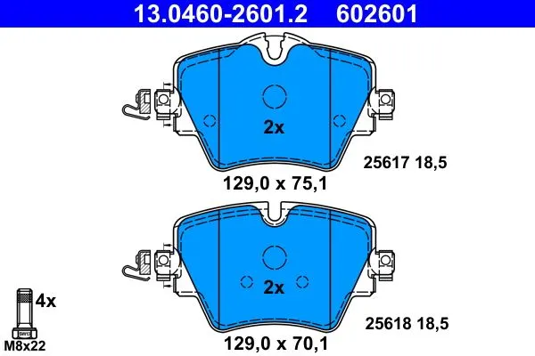 DİSK BALATA ATE 13 0460-2601 2
