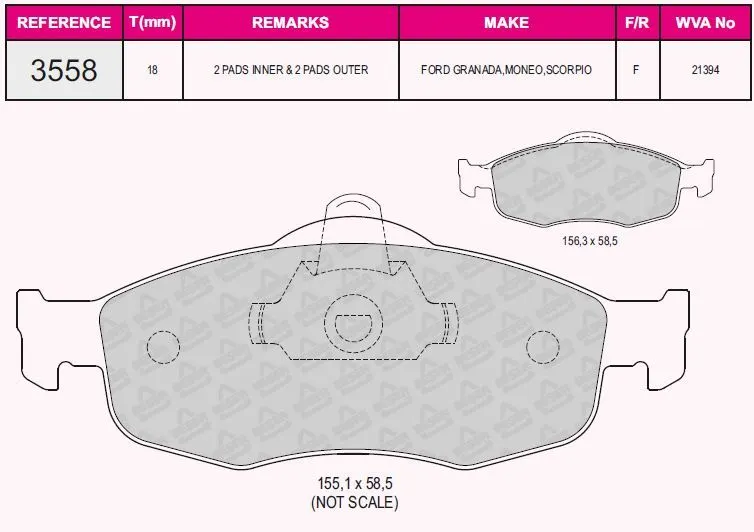 DİSK BALATA BESER 3558