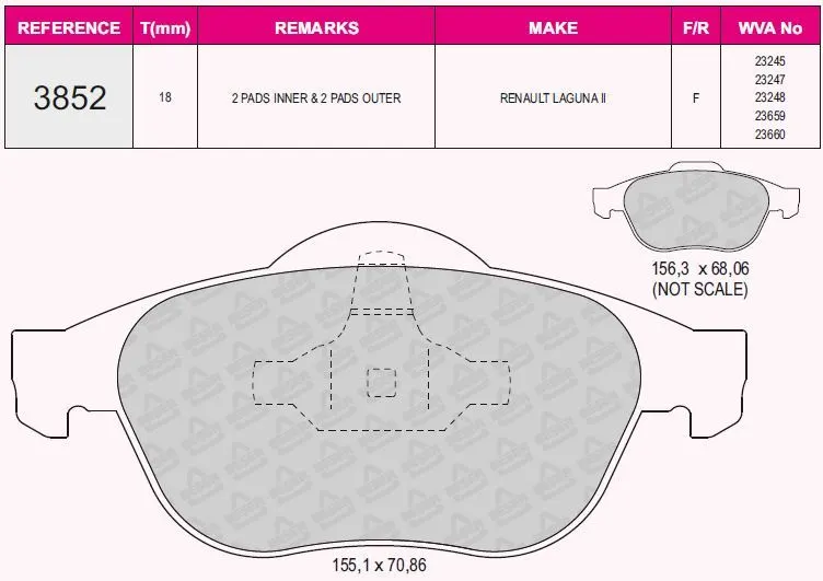 DİSK BALATA BESER 3852