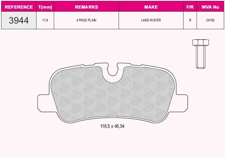 DİSK BALATA BESER 3944