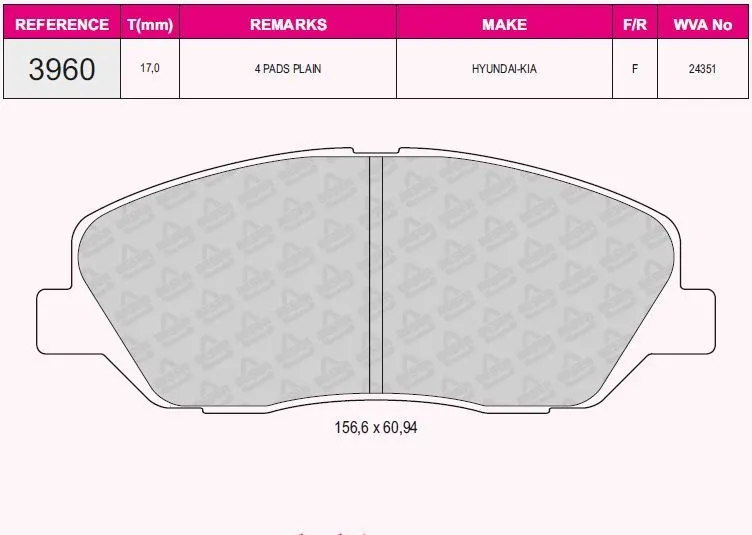 DİSK BALATA BESER 3960