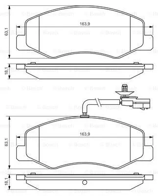 DİSK BALATA BOSCH 0986494499
